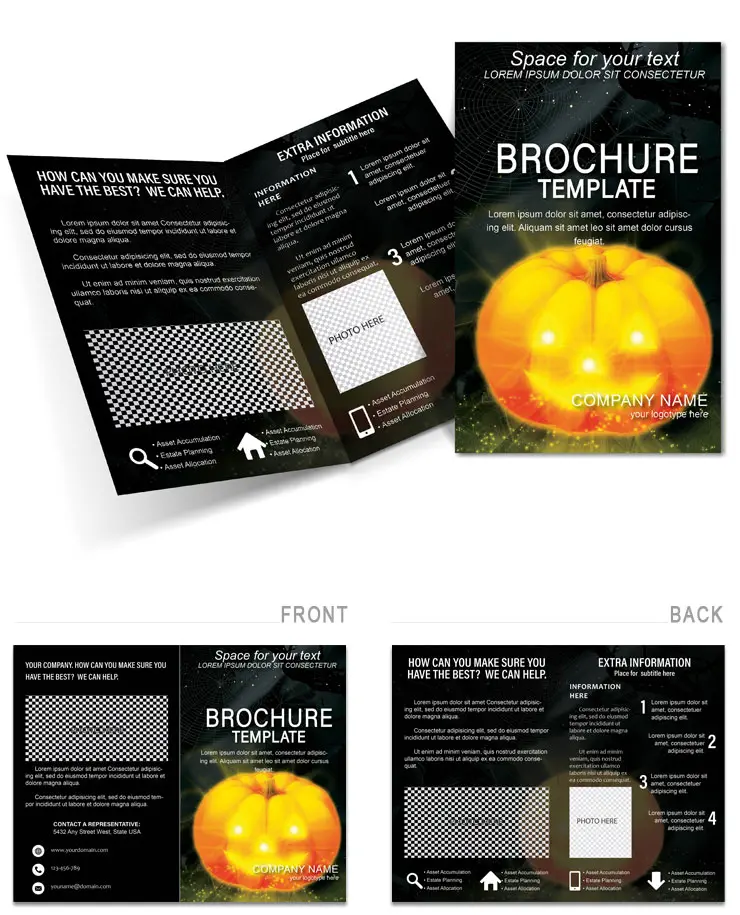 Halloween Very special day Brochures templates