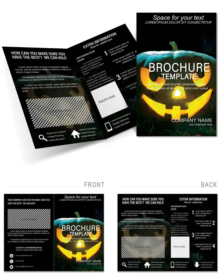 Halloween Pictures Brochures templates