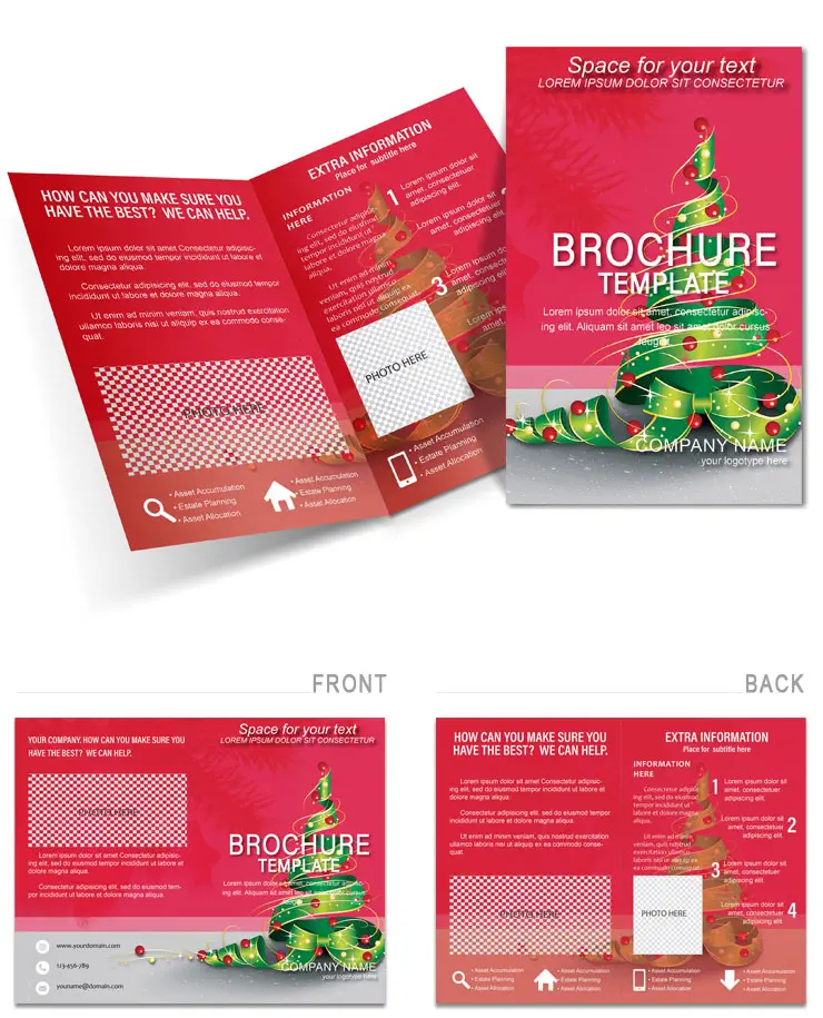 Decided to Celebrate Christmas Brochures templates