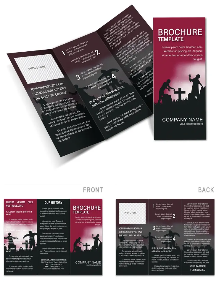 Ultimate Mutants Brochure Template - Customizable and Print-Ready