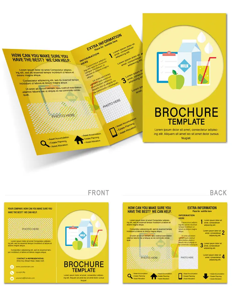 Healthy Eating Brochures templates