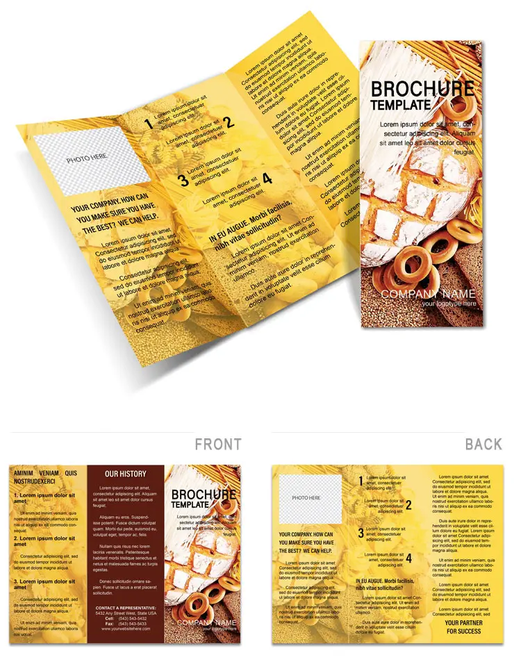 Food Catering Brochure design template