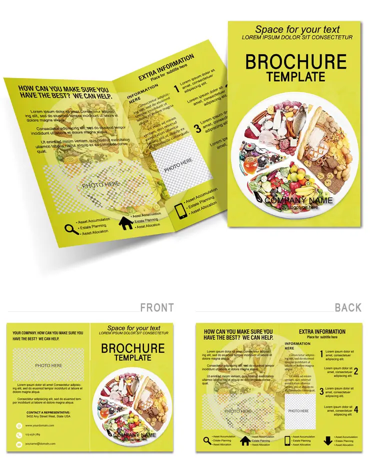 Food Dishes Brochure Design Template | Professional Print Design
