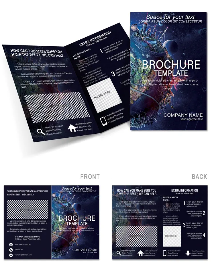 Globalization and Development Brochures templates
