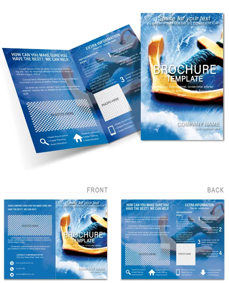 Travel Cruise Brochure Template - Download and Print