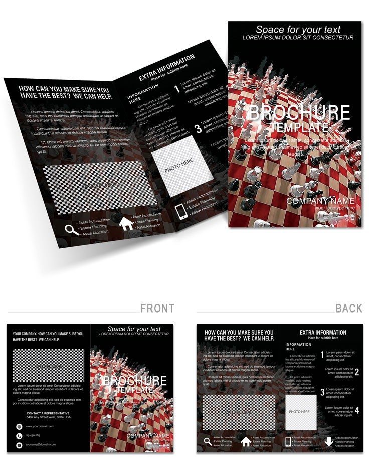 Chess - Tactic for Beginners Brochures templates