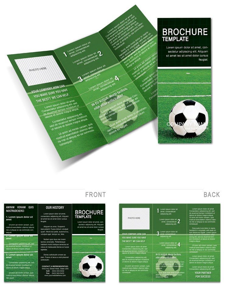 Football balls Brochures templates
