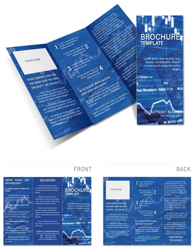 Graphic Indicator Brochures Template - Download, Design, and Print