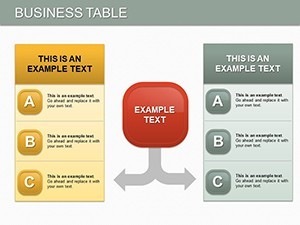 Business Tables Keynote charts presentation | ImagineLayout.com