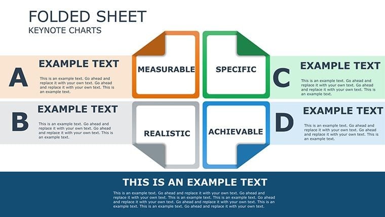 Comparison Sheet Keynote chart template