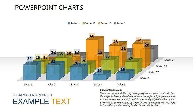 Analytics Graphs Keynote chart Template | ImagineLayout.com