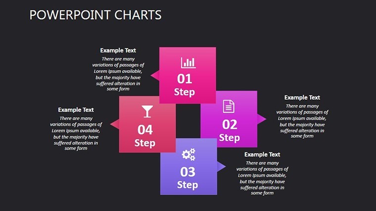 Dark Color Accessory Keynote charts | ImagineLayout.com