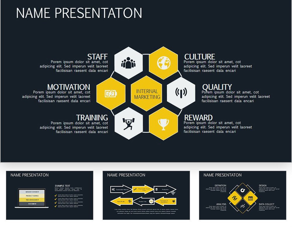 Market Development Animation Keynote Charts 