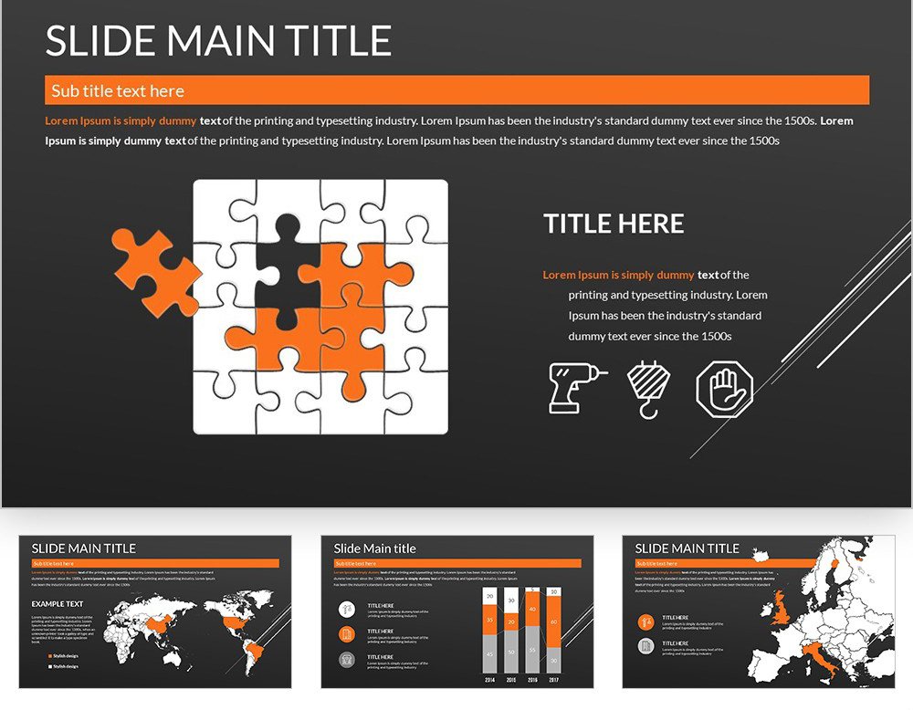 Business Slideshow Keynote charts Presentation
