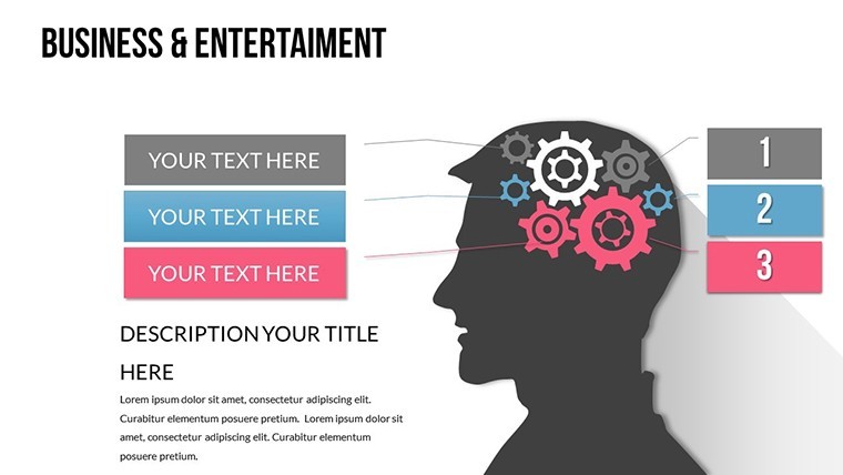 Entertainment Business Keynote charts Presentation