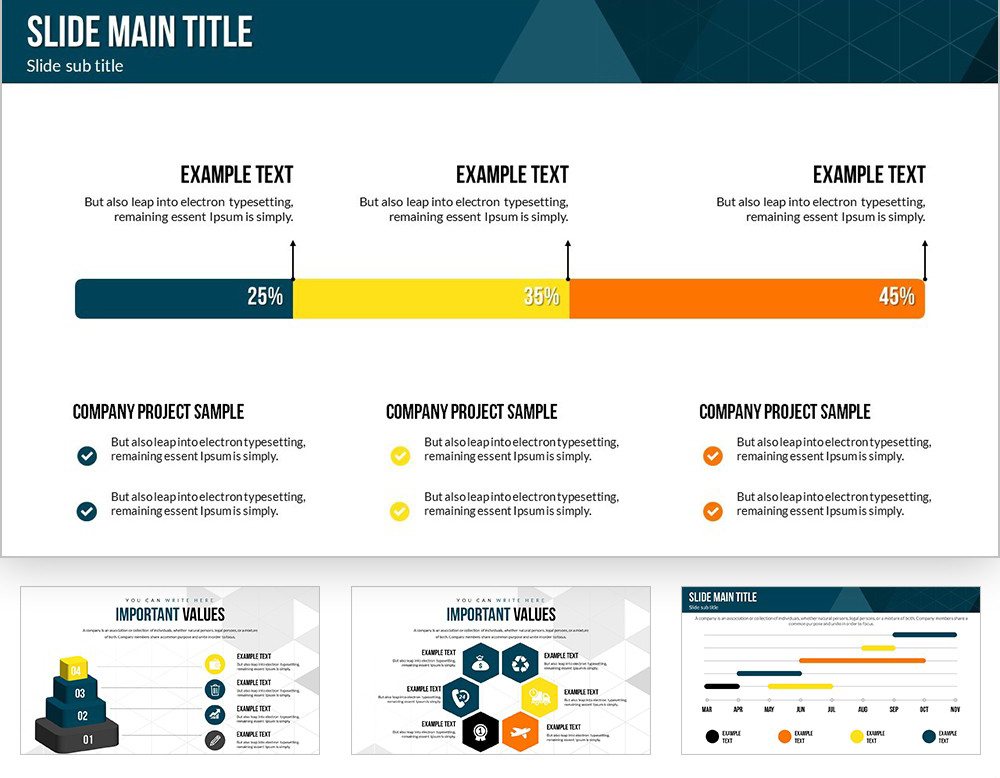Creative Ideas Keynote charts