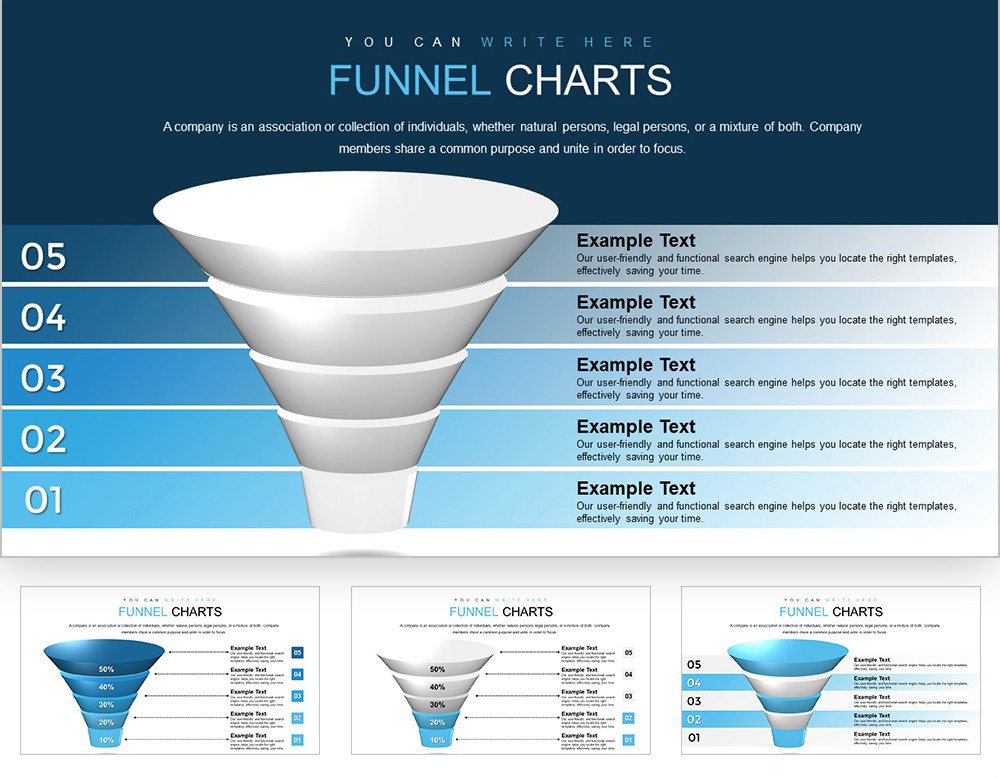 Funnel Keynote charts