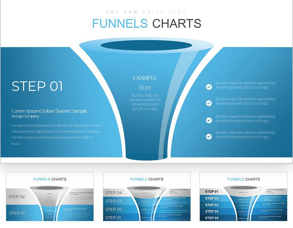 Funnels Creative Keynote charts