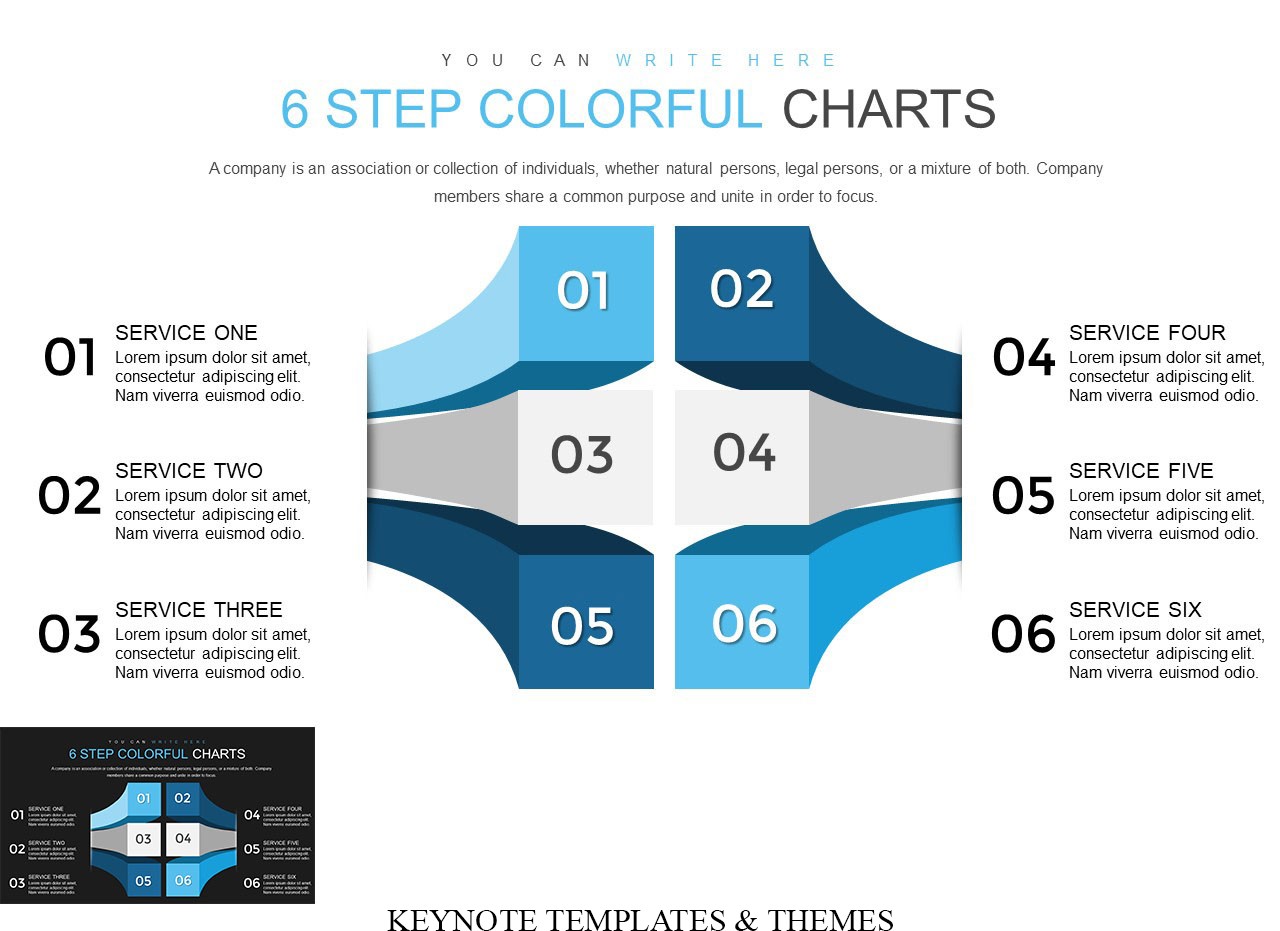 Free Decision Making Keynote Charts Download Template