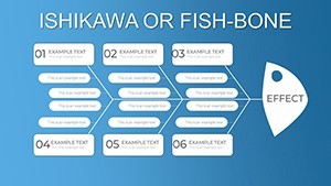 Ishikawa Cause-Effect Keynote charts