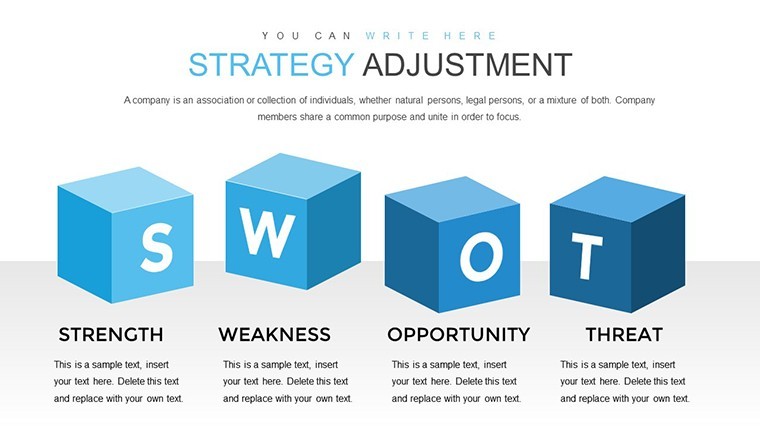 Strategy Adjustment Keynote chart