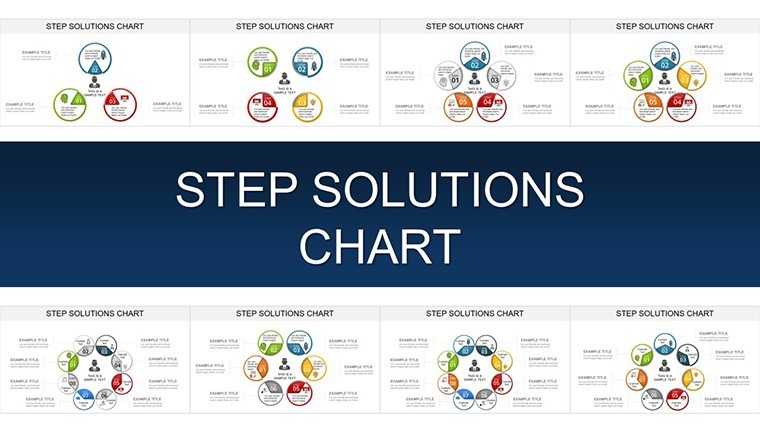 Step Solutions Charts for Keynote presentation
