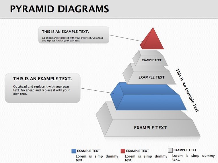 Pyramid Templates Keynote Diagrams 8999