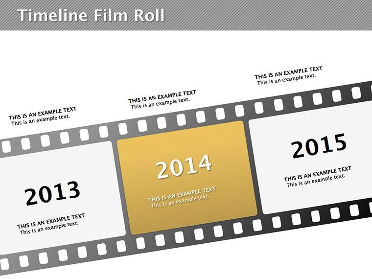 Timeline Film Roll Keynote Diagrams