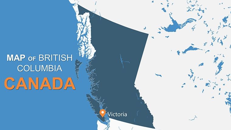 Canada British Columbia Keynote map