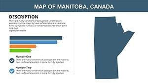 Map of Manitoba - Canada
