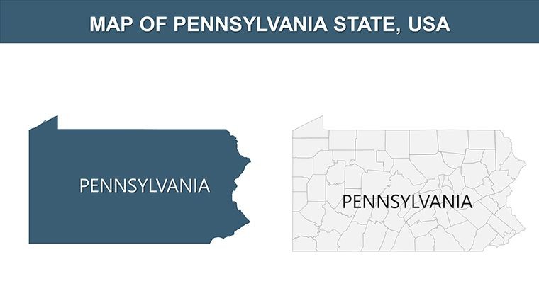 Pennsylvania USA Keynote maps