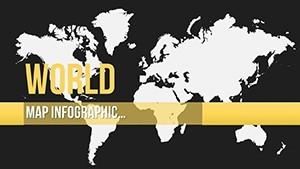 Infographic World of Map Keynote Presentation