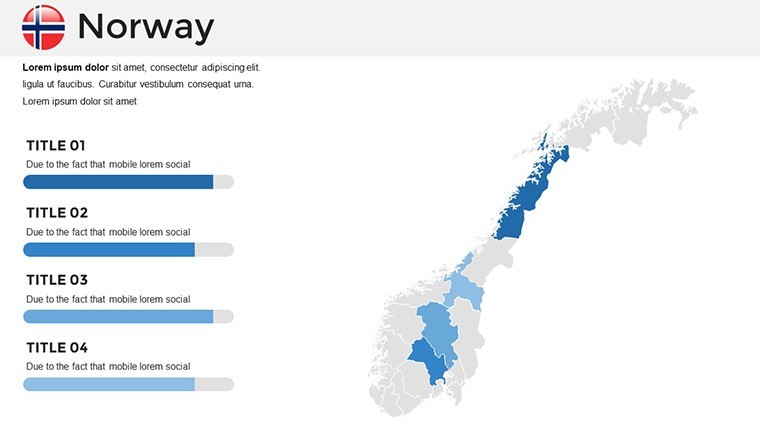 Norway Keynote Maps Templates