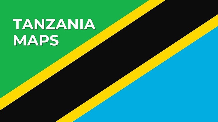 Tanzania Keynote Maps Templates