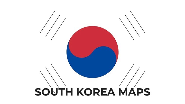 South Korea Map for Keynote Presentation