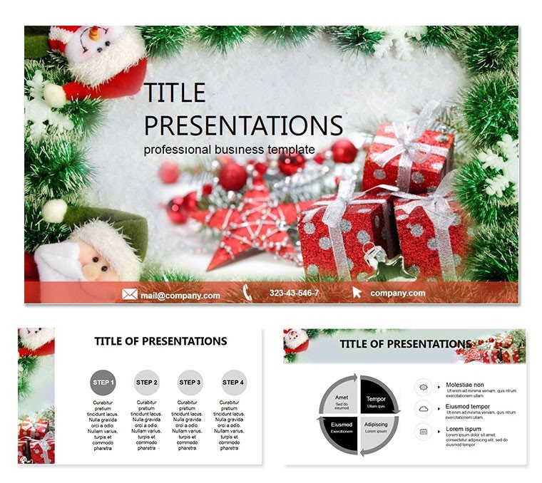 Free Template: Santa Claus Christmas Keynote templates