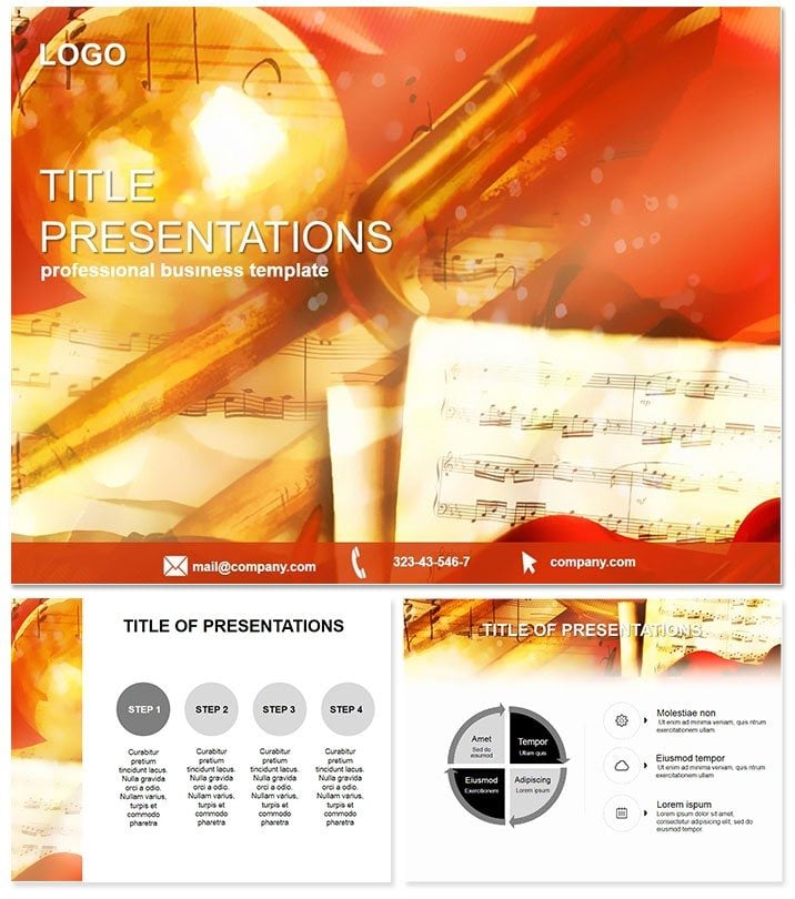 Concert Keynote Themes: Download Musical Instruments Presentation Template