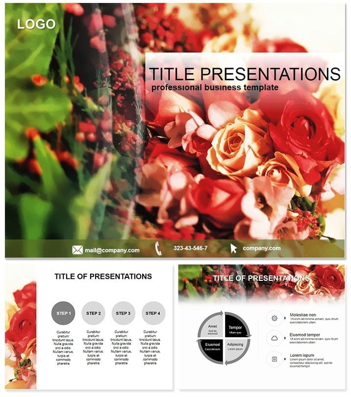 Flower Collection Keynote templates