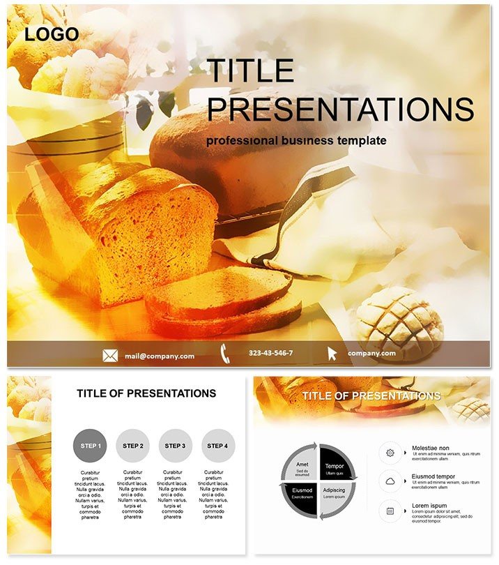 Full table bread Keynote templates | Keynote themes