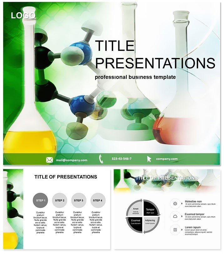Chemical Bulb for Laboratories: Keynote Template Download
