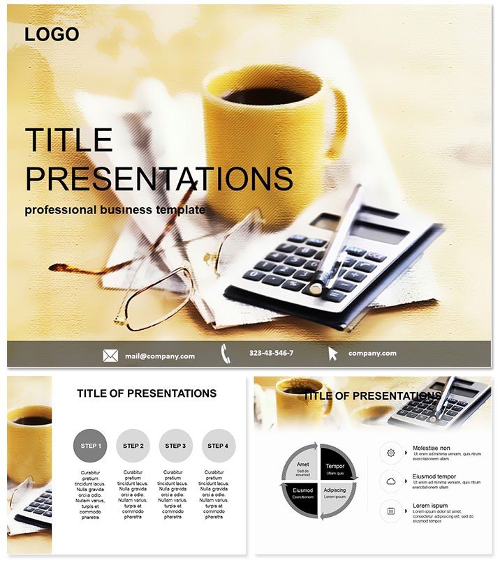 Business calculation Keynote Template