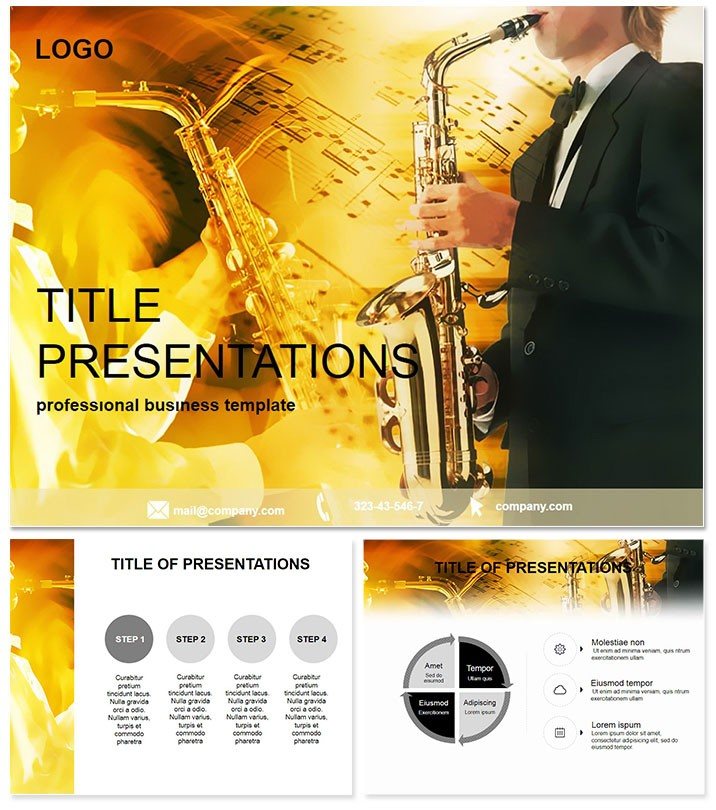 Playing and Teaching the Saxophone Keynote Template