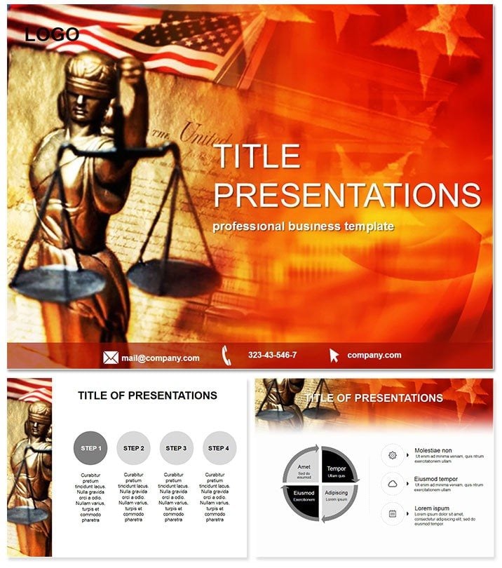 Justice Keynote Template Presentation