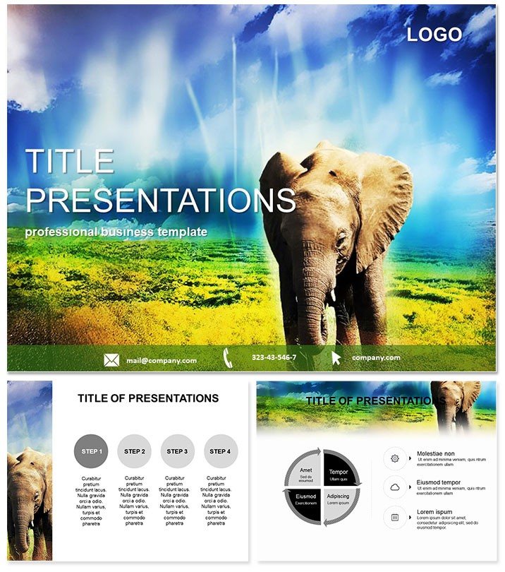 Elephant reserve Keynote Template