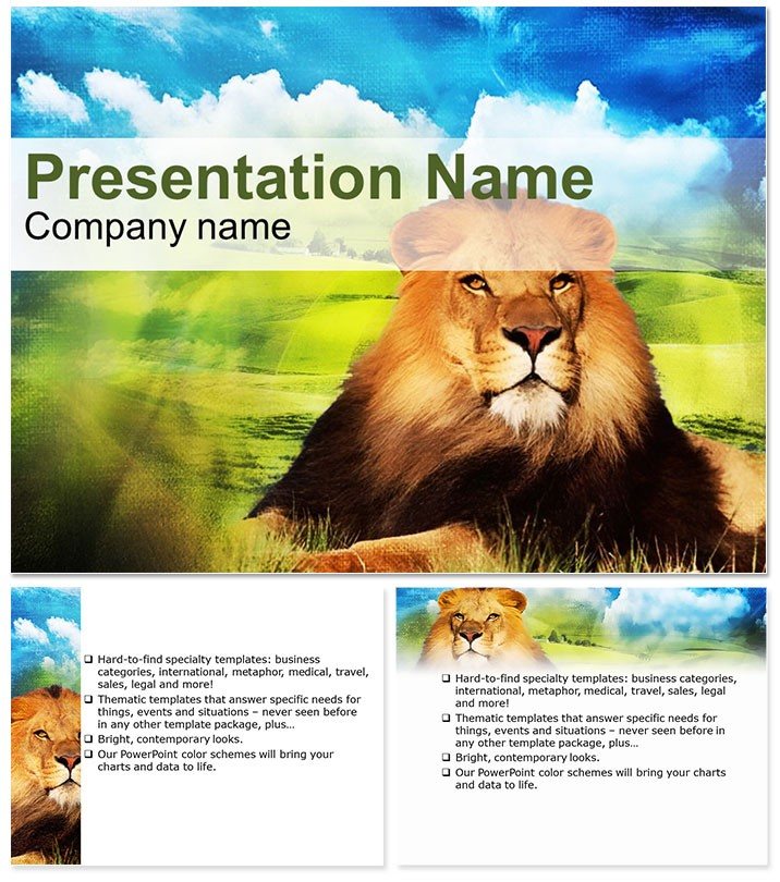 Lion Keynote template Presentation