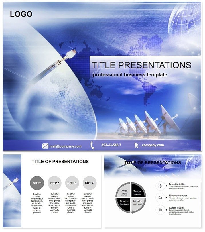 Satellite Live Keynote Template - Download Presentation Background