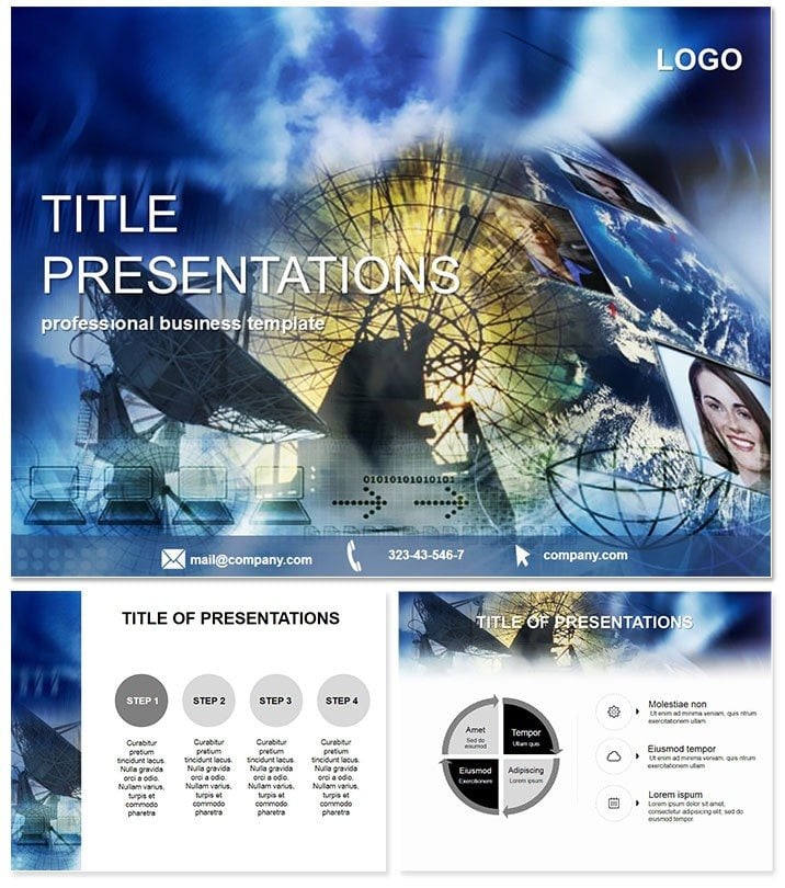 Satellite TV Providers Keynote Template Presentation