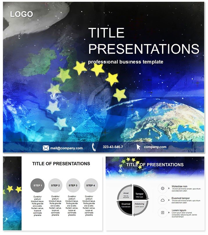 Schengen Zone Keynote Template - Professional Presentation Designs