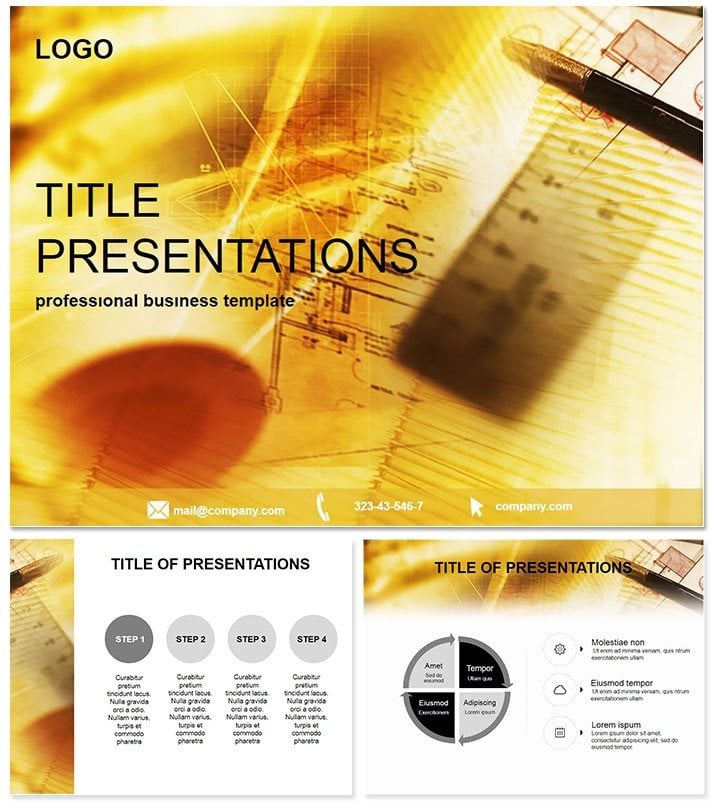 Architecture project Keynote templates
