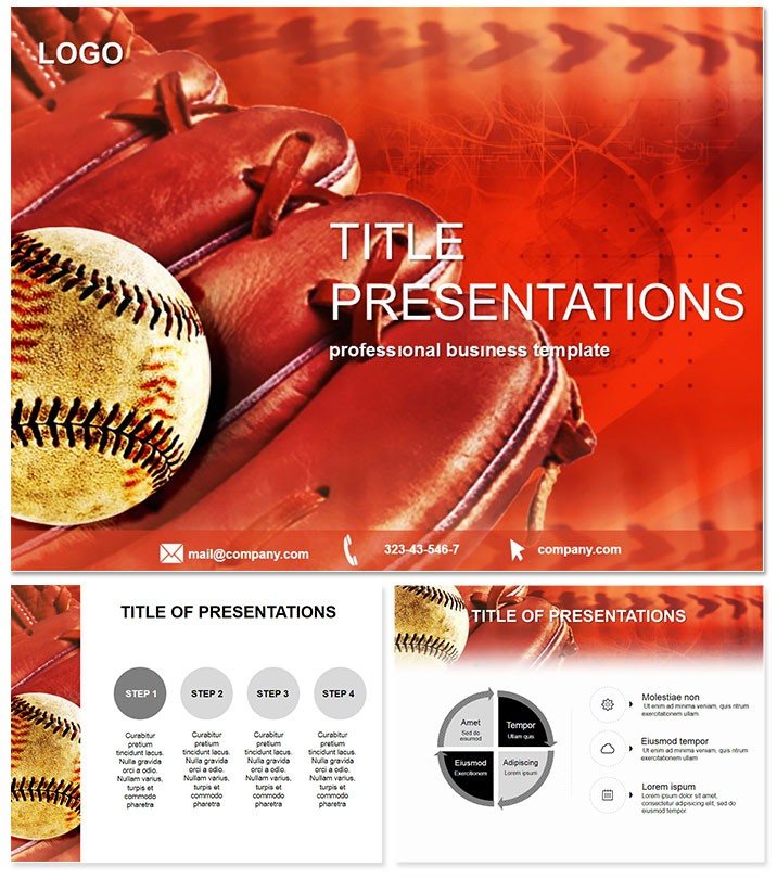 Baseball games Keynote template